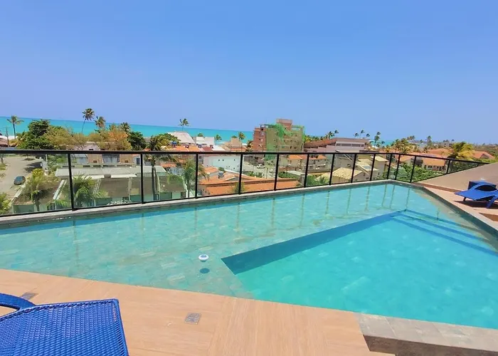 Flat com vista para a praia de Porto de Galinhas